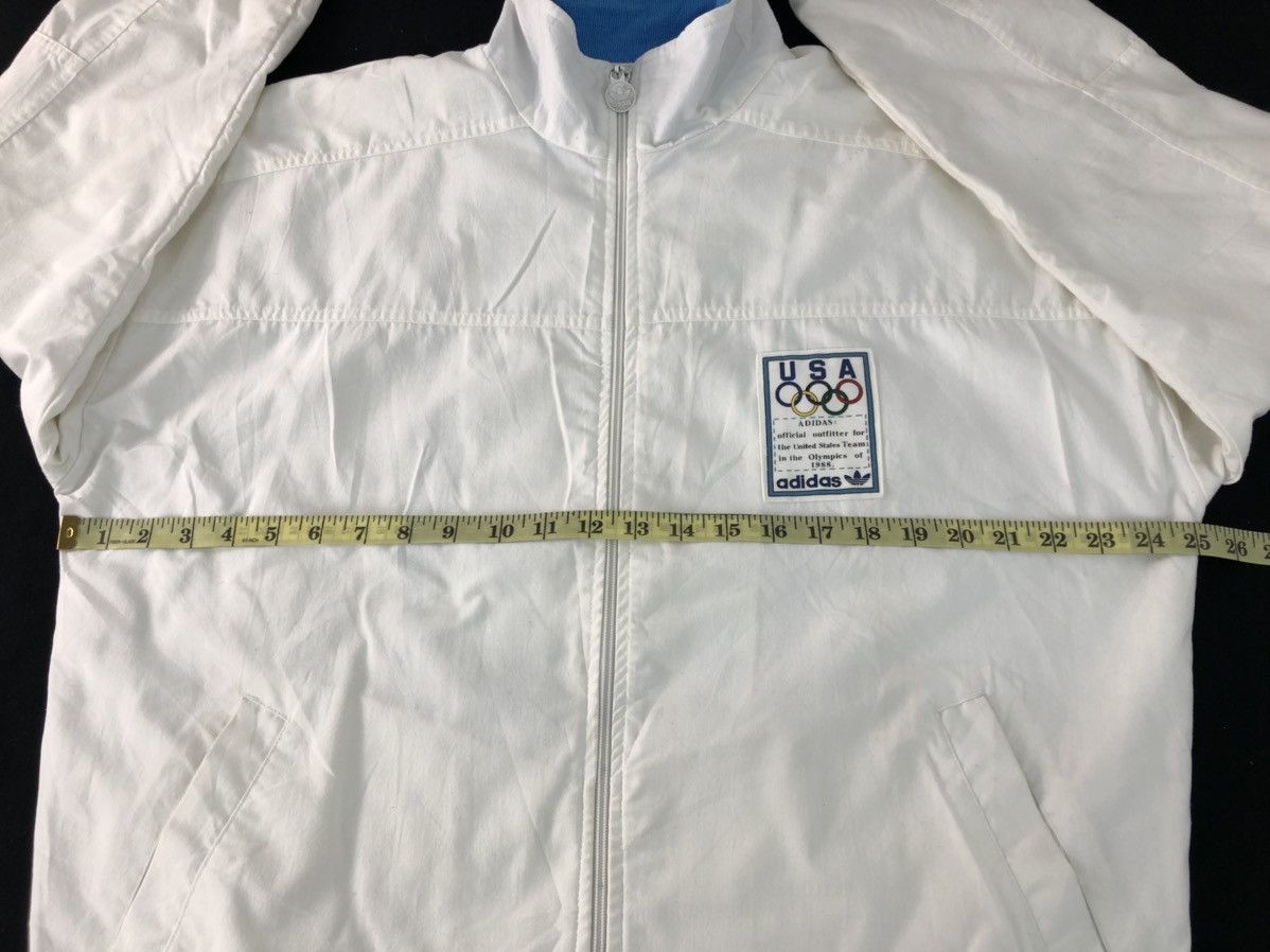 Adidas × USA Olympics 80s Zipper Adidas Olympic USA Bomber Style Big Logo Inner Size US XL / EU 56 / 4 - 7 Thumbnail