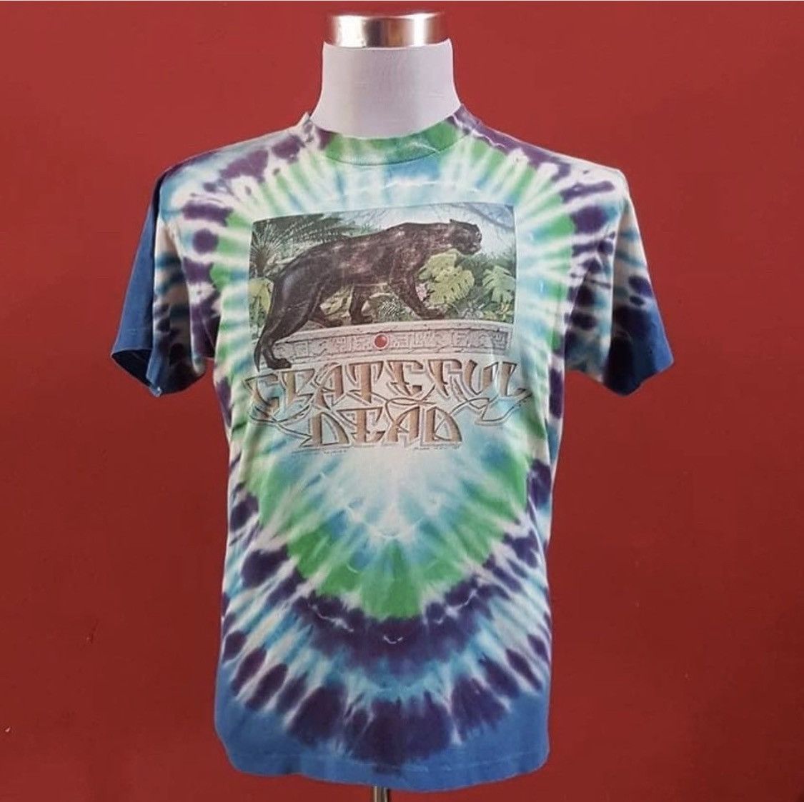 Band Tees 80s Grateful Dead vintage tie dye rare 89 Size US L / EU 52-54 / 3 - 3 Thumbnail