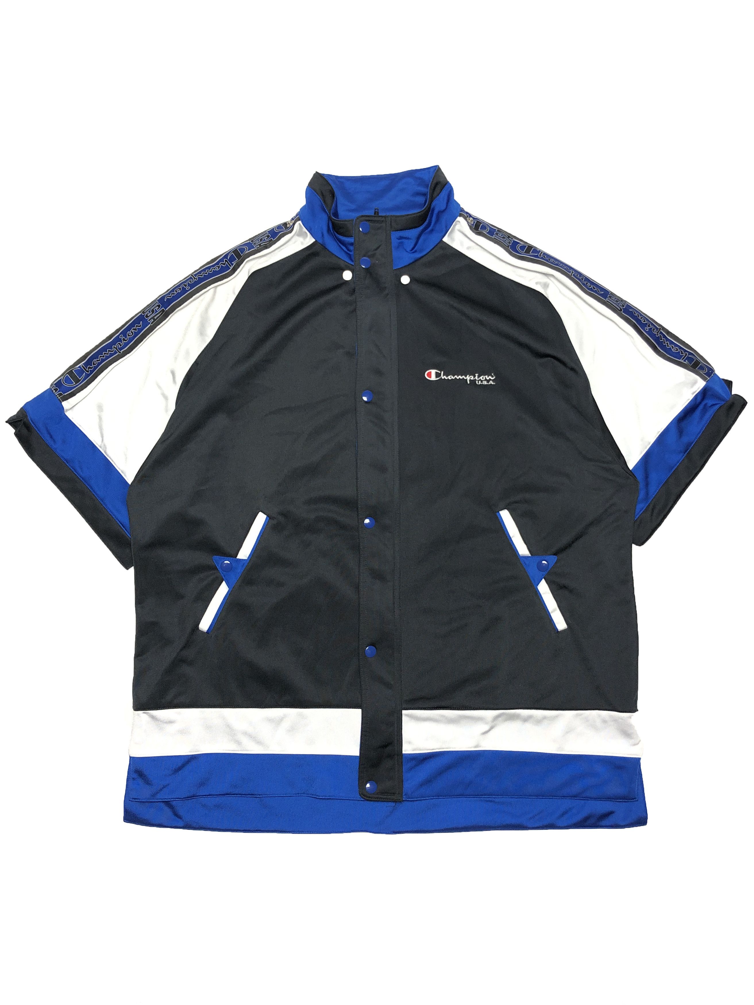 Champion × Vintage Champion USA Short Sleeve Warm Up Jersey Shooting Jacket Size US L / EU 52-54 / 3 - 1 Thumbnail