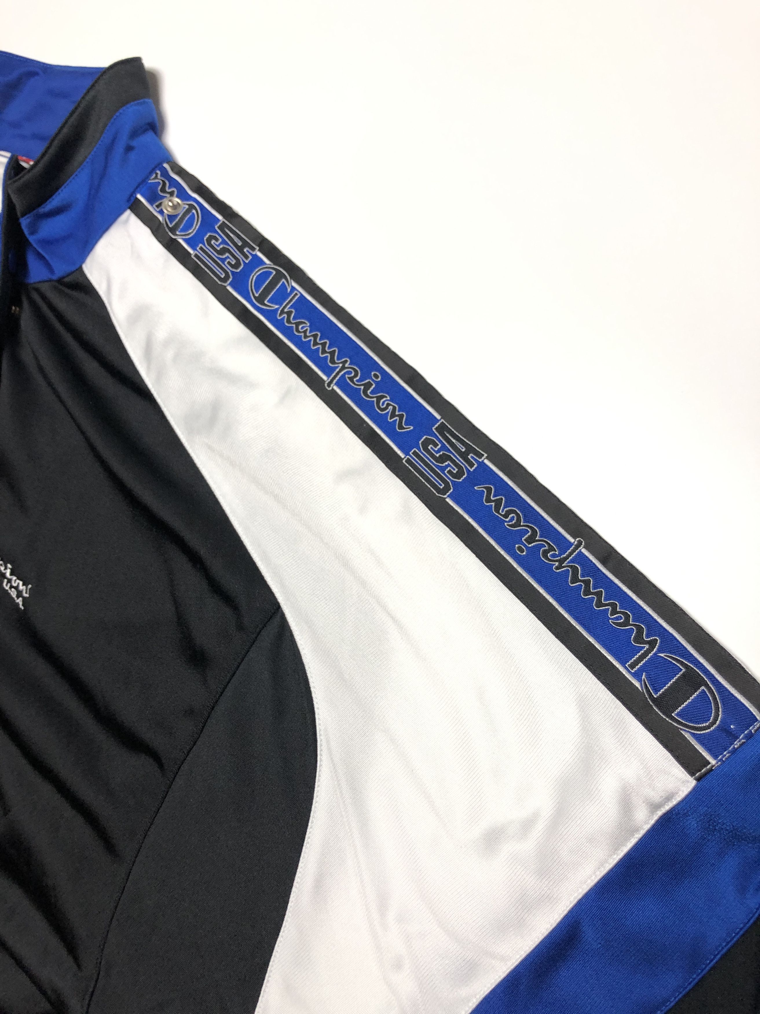 Champion × Vintage Champion USA Short Sleeve Warm Up Jersey Shooting Jacket Size US L / EU 52-54 / 3 - 3 Thumbnail