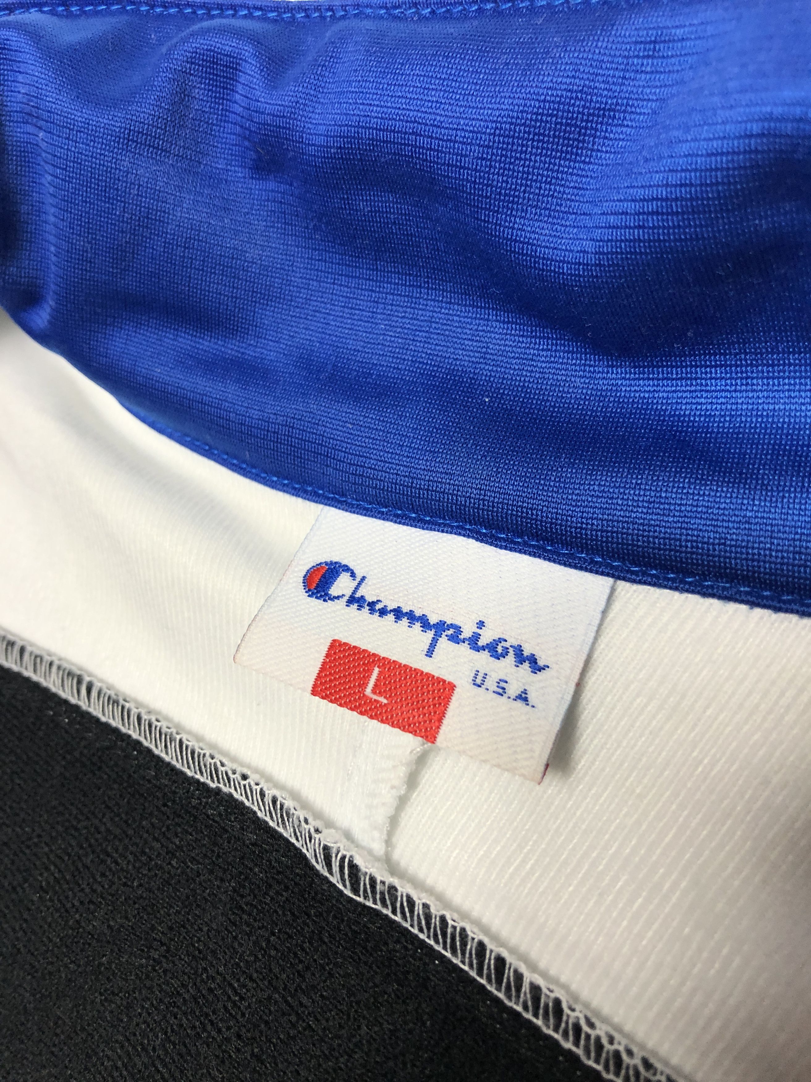 Champion × Vintage Champion USA Short Sleeve Warm Up Jersey Shooting Jacket Size US L / EU 52-54 / 3 - 6 Thumbnail