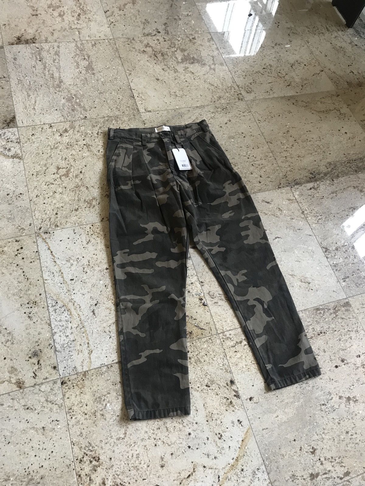 Faith Connexion Camo Pleated Army Khaki Pants Size US 30 / EU 46 - 5 Thumbnail