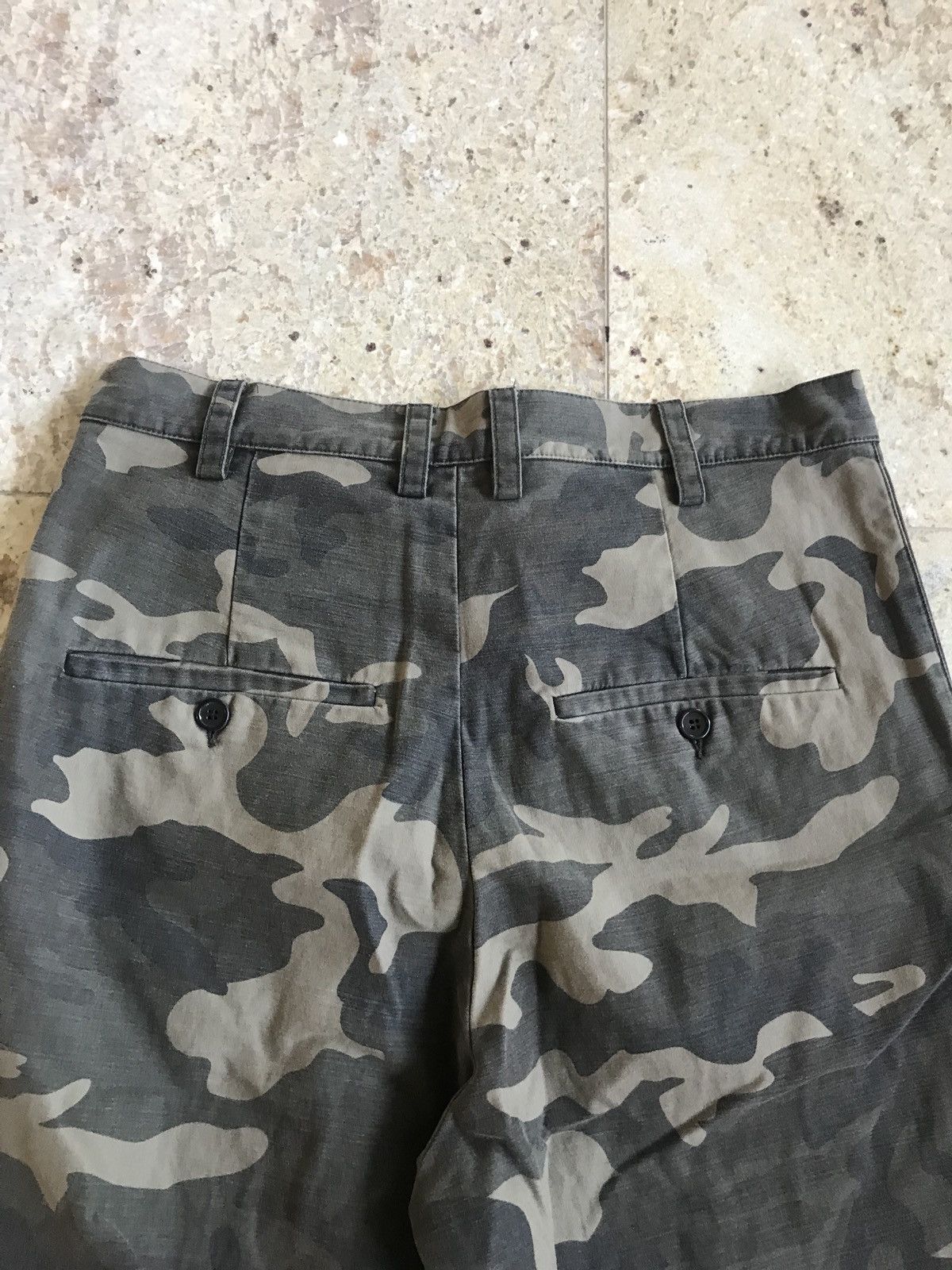 Faith Connexion Camo Pleated Army Khaki Pants Size US 30 / EU 46 - 17 Thumbnail