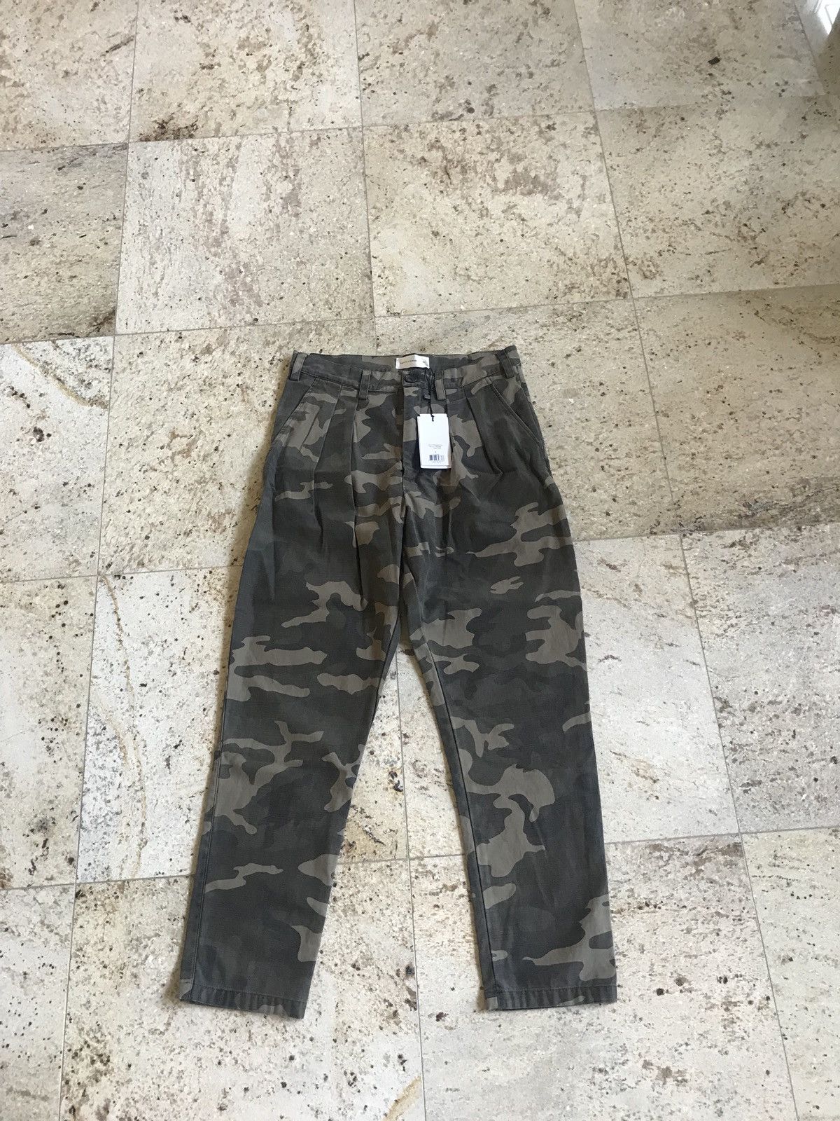 Faith Connexion Camo Pleated Army Khaki Pants Size US 30 / EU 46 - 1 Thumbnail