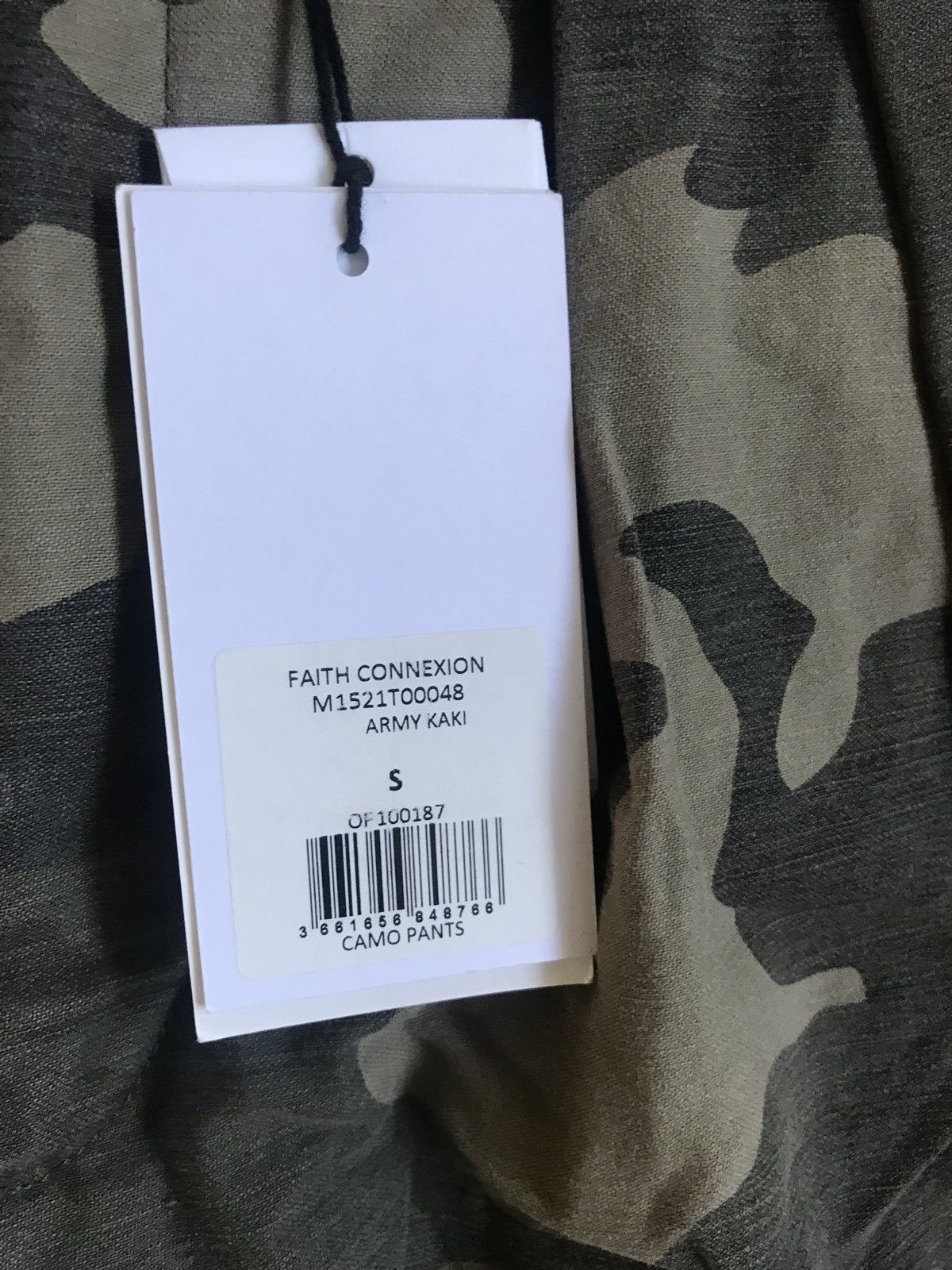 Faith Connexion Camo Pleated Army Khaki Pants Size US 30 / EU 46 - 9 Thumbnail