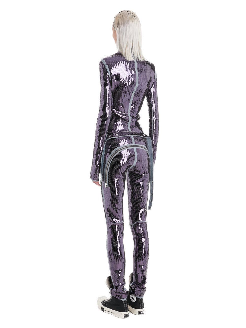 image of Rick Owens Sequin Jumpsuit Eu40!!! in Purple, Women's (Size 27)