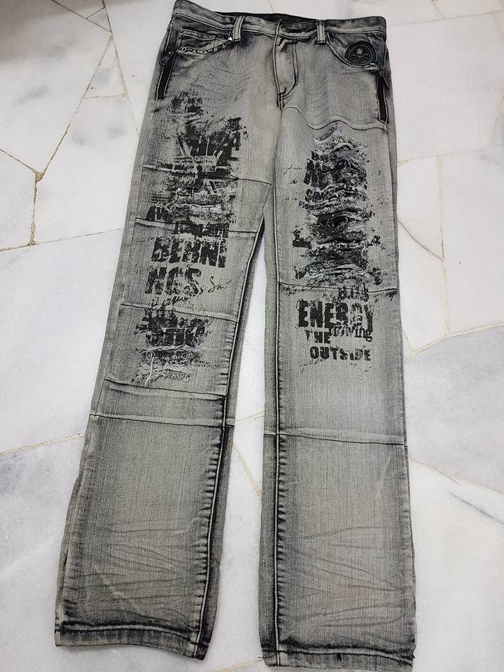 Other Trendy Seditonaries Distressed Punk Trousers Size US 33 - 2 Thumbnail
