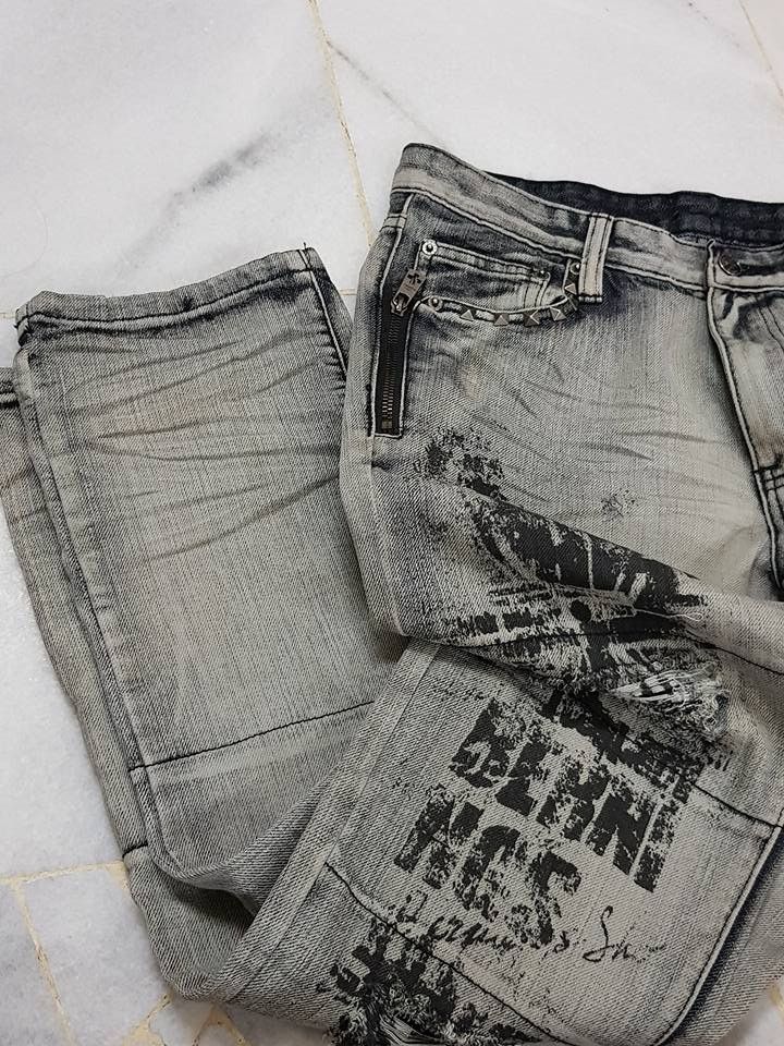 Other Trendy Seditonaries Distressed Punk Trousers Size US 33 - 14 Thumbnail