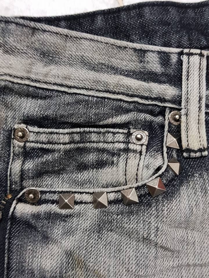 Other Trendy Seditonaries Distressed Punk Trousers Size US 33 - 16 Thumbnail