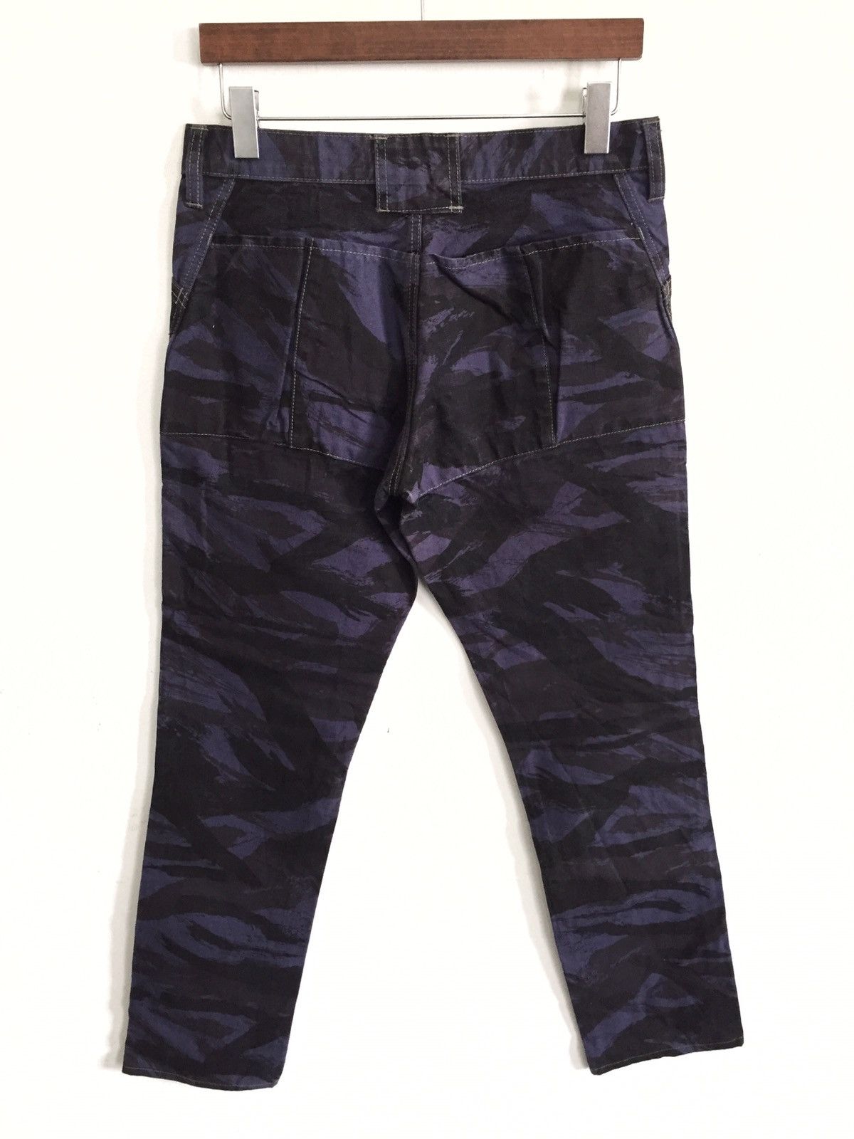 Japanese Brand Johnbull 🇯🇵 Military Camouflage Slim Fit Denim Size US 30 / EU 46 - 2 Thumbnail