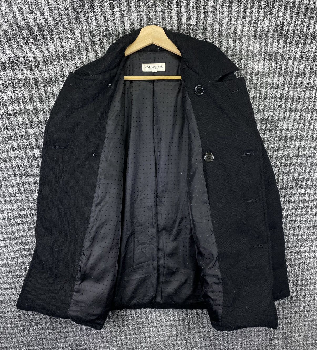 Vanquish Vintage Vanquish Double Breasted Puffer Wool Down Jacket Size L / US 10 / IT 46 - 4 Thumbnail