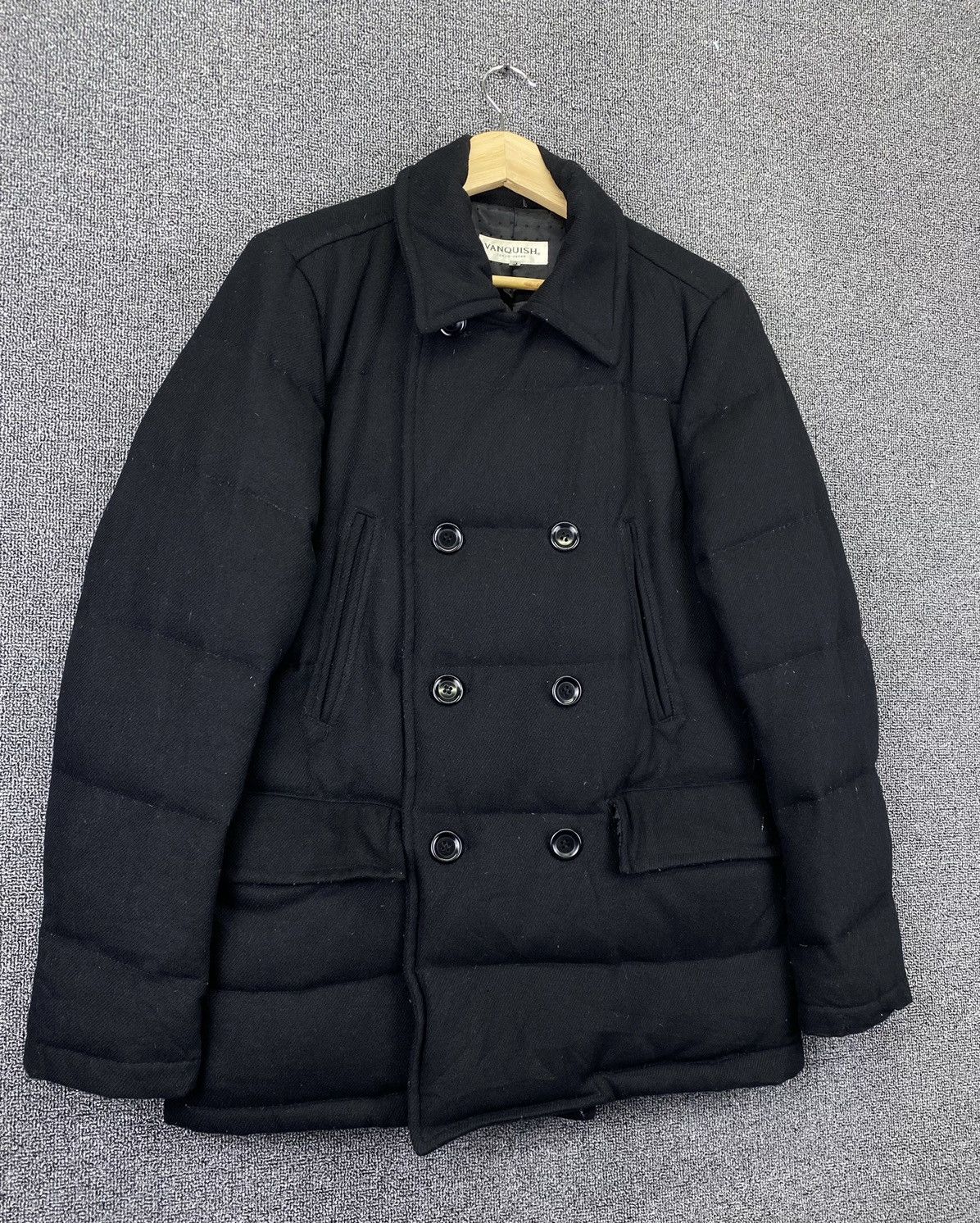 Vanquish Vintage Vanquish Double Breasted Puffer Wool Down Jacket Size L / US 10 / IT 46 - 2 Thumbnail