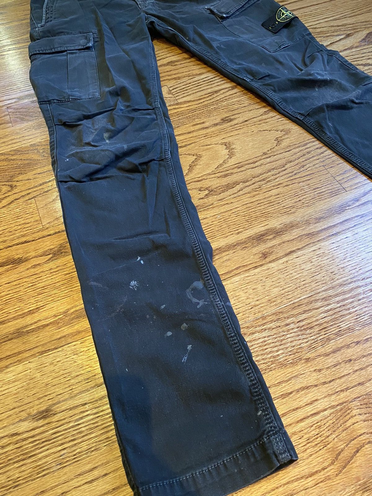 Stone Island Stone Island Black Cargo Pants Size 31 Size US 31 - 4 Thumbnail