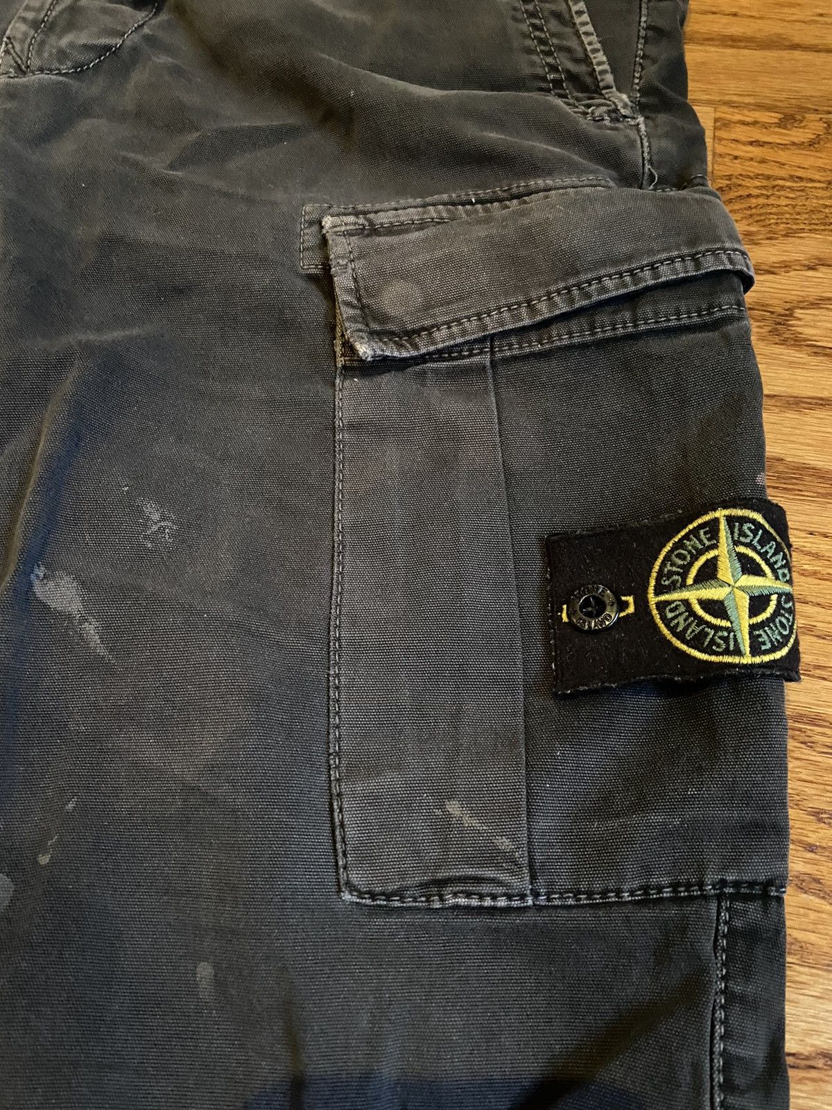 Stone Island Stone Island Black Cargo Pants Size 31 Size US 31 - 7 Thumbnail