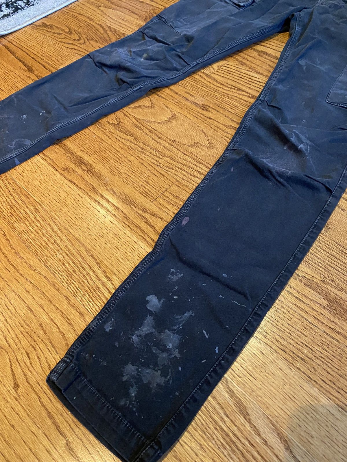 Stone Island Stone Island Black Cargo Pants Size 31 Size US 31 - 3 Thumbnail