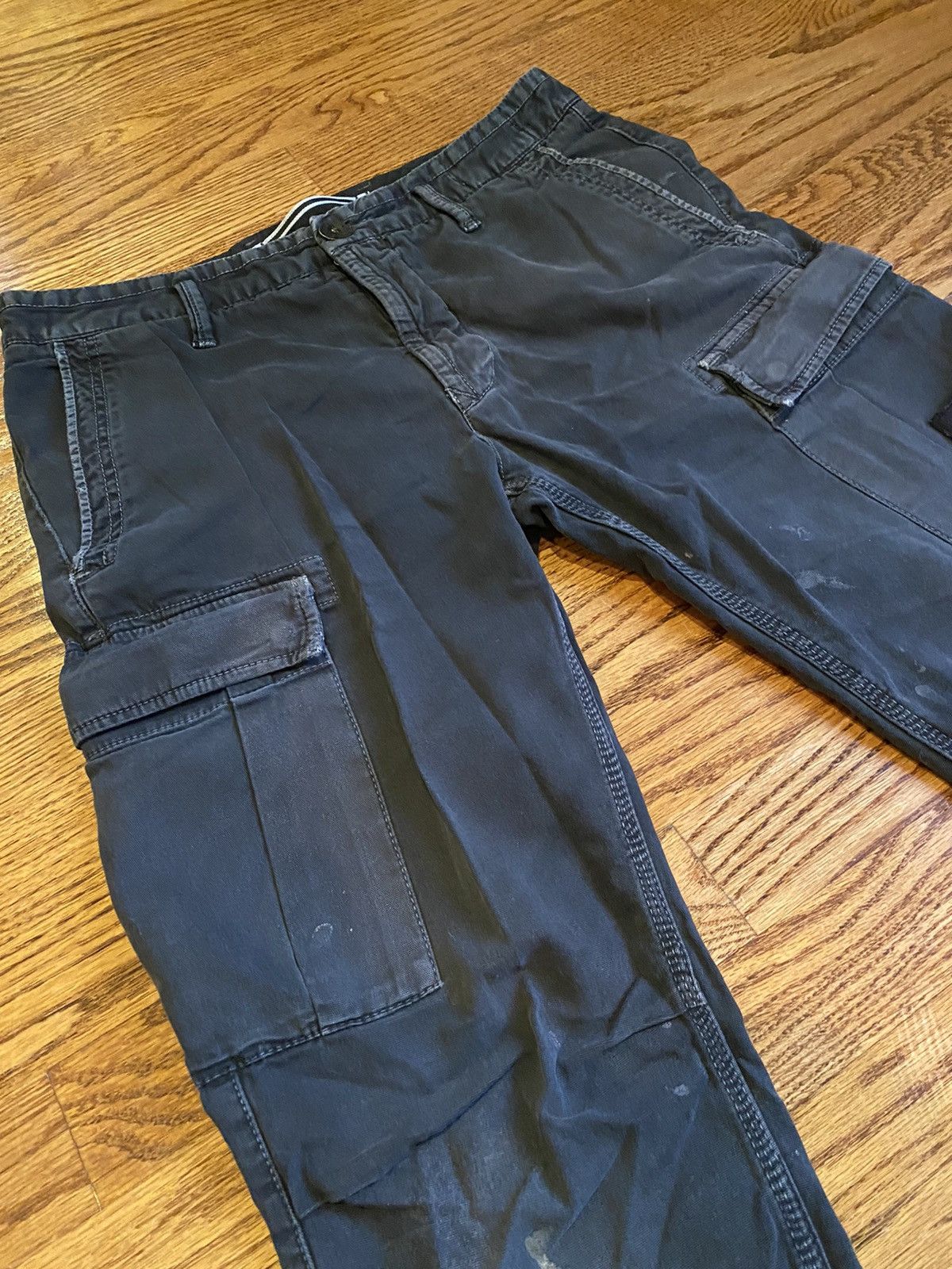 Stone Island Stone Island Black Cargo Pants Size 31 Size US 31 - 6 Thumbnail