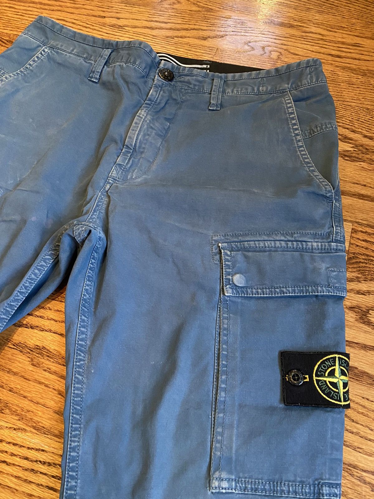 Stone Island Stone Island Cargo Blue Pants Size 30 Size US 30 / EU 46 - 5 Thumbnail
