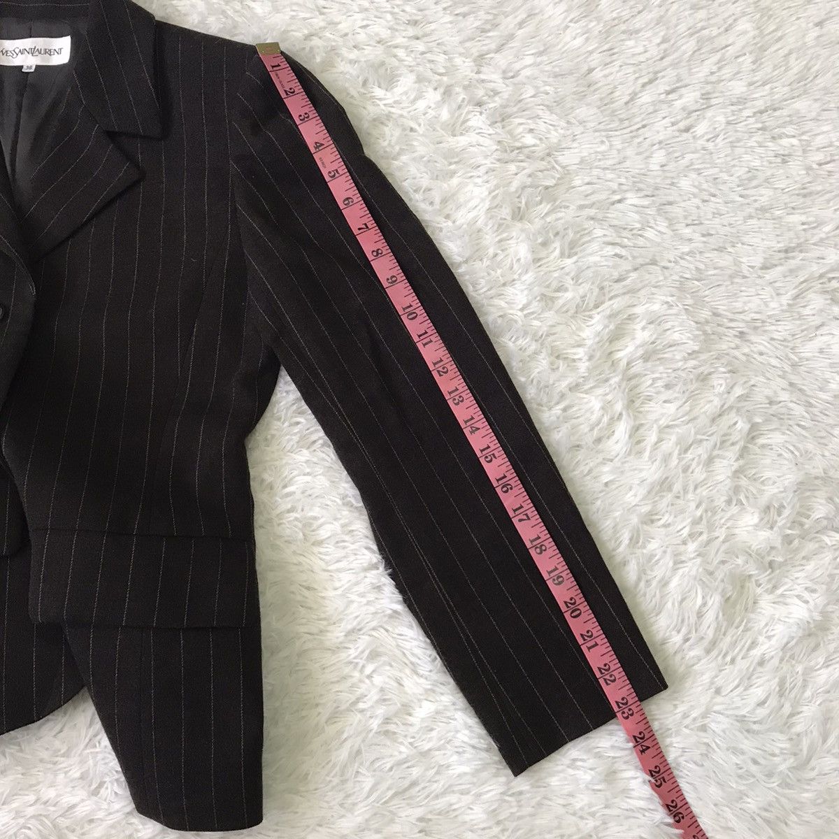 Yves Saint Laurent Yves Saint Laurent YSL Stripes Women Jacket Coat Blazer Size ONE SIZE - 21 Thumbnail