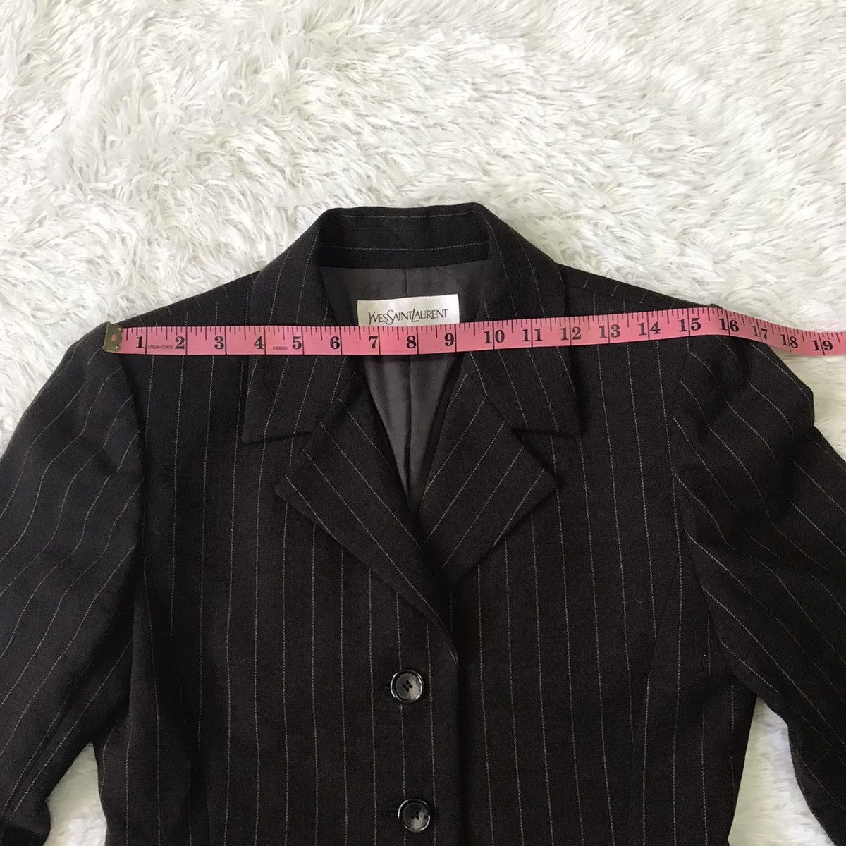Yves Saint Laurent Yves Saint Laurent YSL Stripes Women Jacket Coat Blazer Size ONE SIZE - 20 Thumbnail