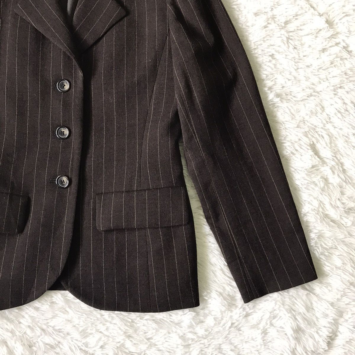 Yves Saint Laurent Yves Saint Laurent YSL Stripes Women Jacket Coat Blazer Size ONE SIZE - 4 Thumbnail