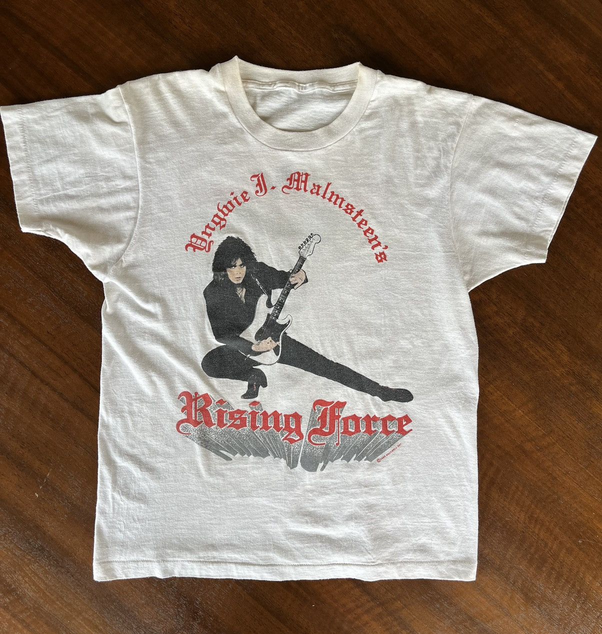 Band Tees × Streetwear × Vintage 1985 Yngwie Malmsteen tour vintage t shirt  | Grailed