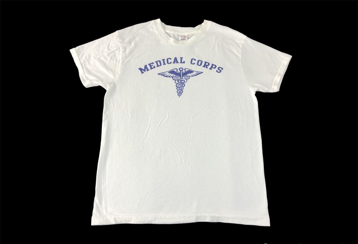 Vintage Military Medical Corps Tee Rawhide Sport Wear Co. Size US M / EU 48-50 / 2 - 1 Thumbnail