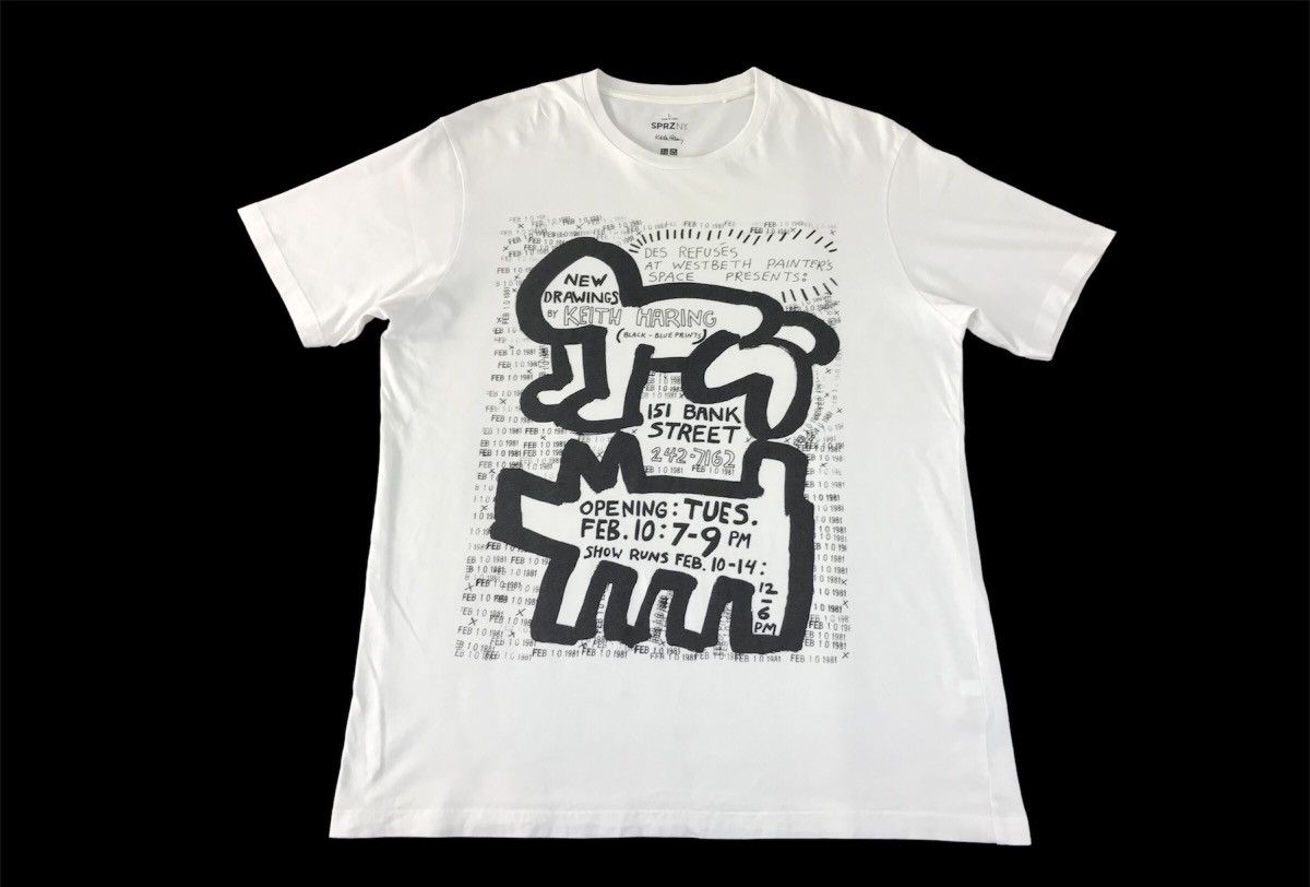 Keith Haring SPRZNY Keith Haring New Drawing Bark Dog Pop Art Design Size US L / EU 52-54 / 3 - 1 Thumbnail