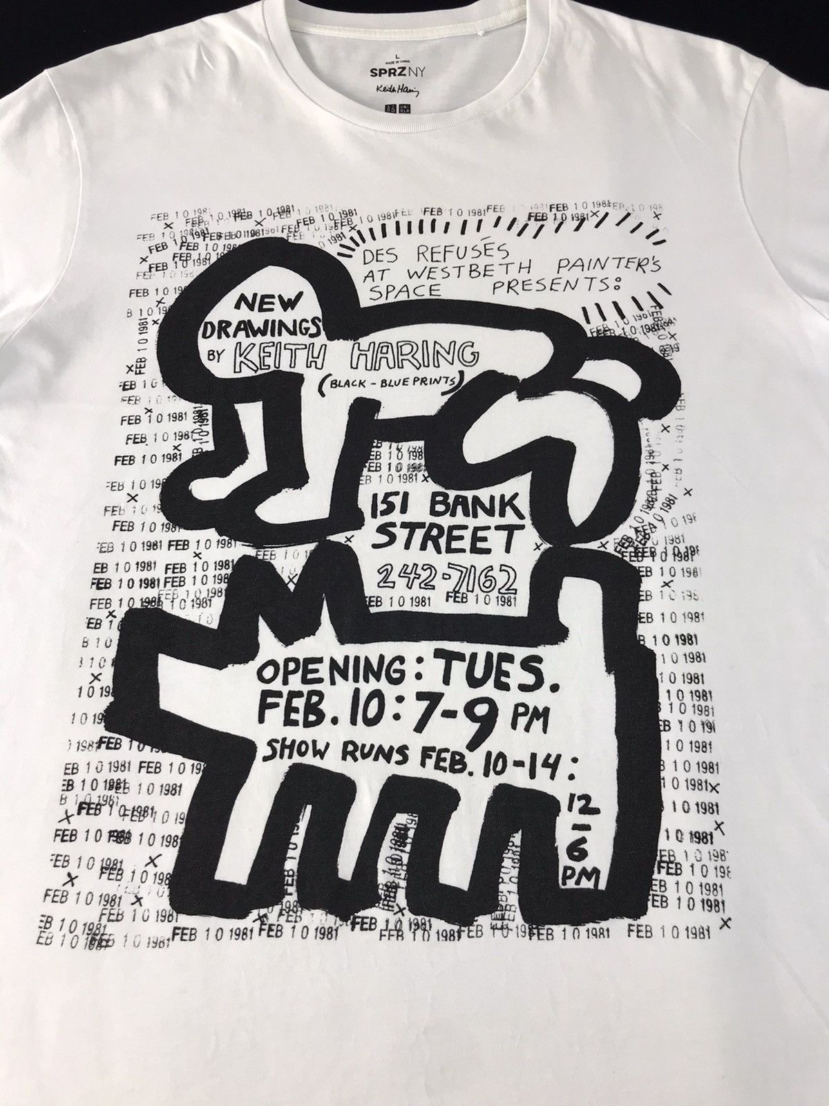 Keith Haring SPRZNY Keith Haring New Drawing Bark Dog Pop Art Design Size US L / EU 52-54 / 3 - 3 Thumbnail