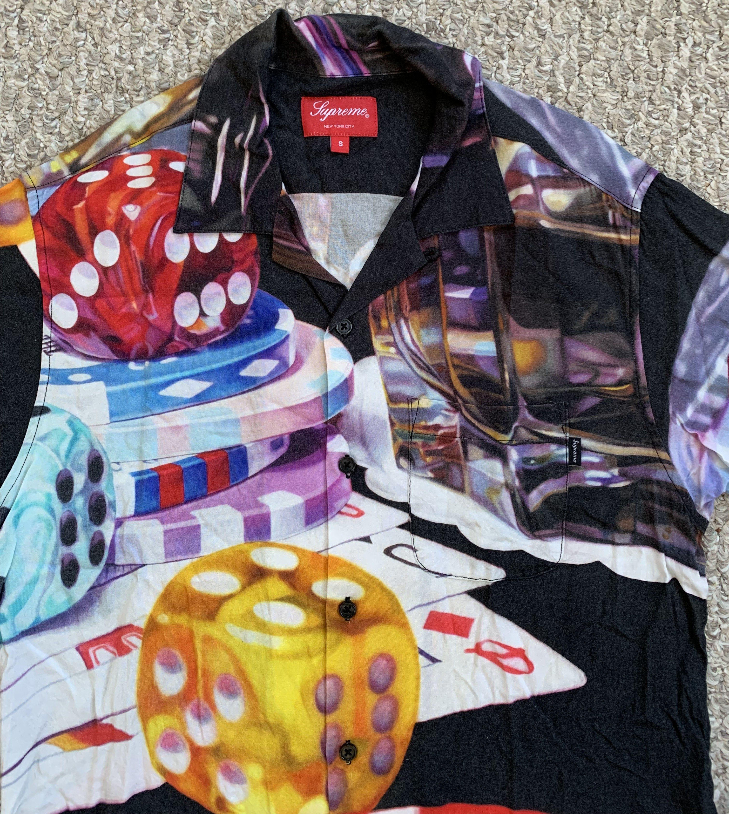 Supreme F/W 2018 Supreme Casino Rayon Shirt size small | Grailed 