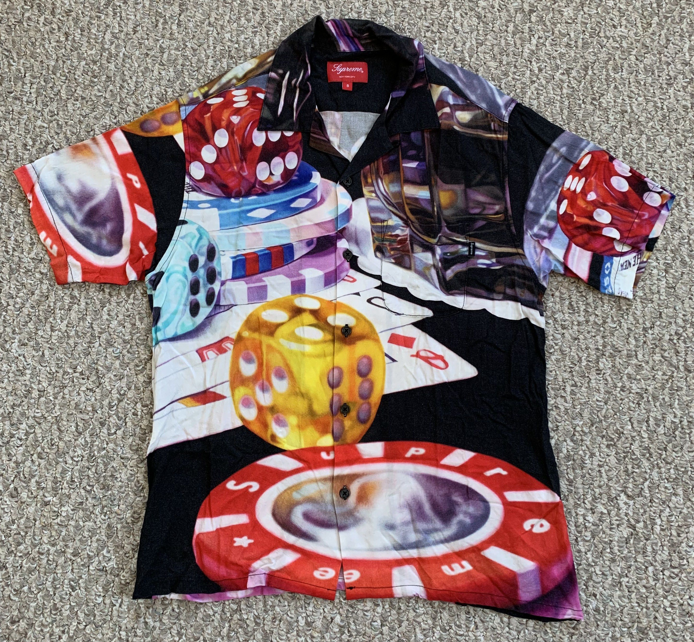 Supreme F/W 2018 Supreme Casino Rayon Shirt size small