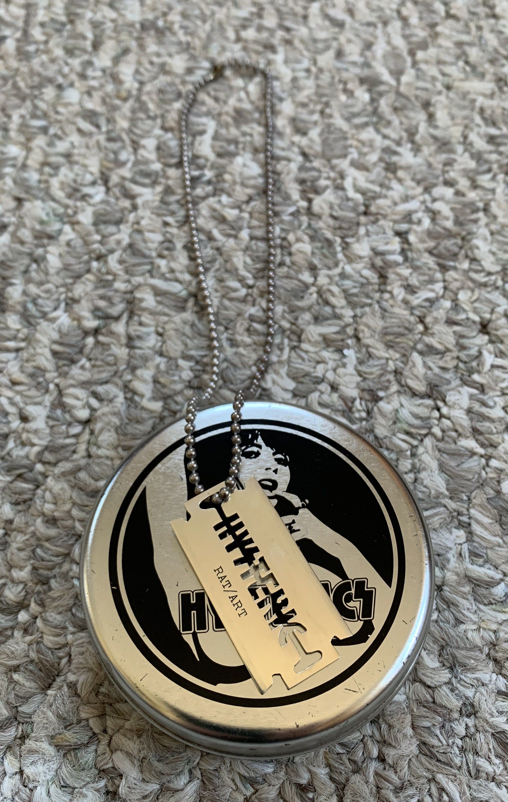 Hysteric Glamour Hysteric Glamour Sterling Silver Razor Blade Necklace + Case Size ONE SIZE - 5 Thumbnail