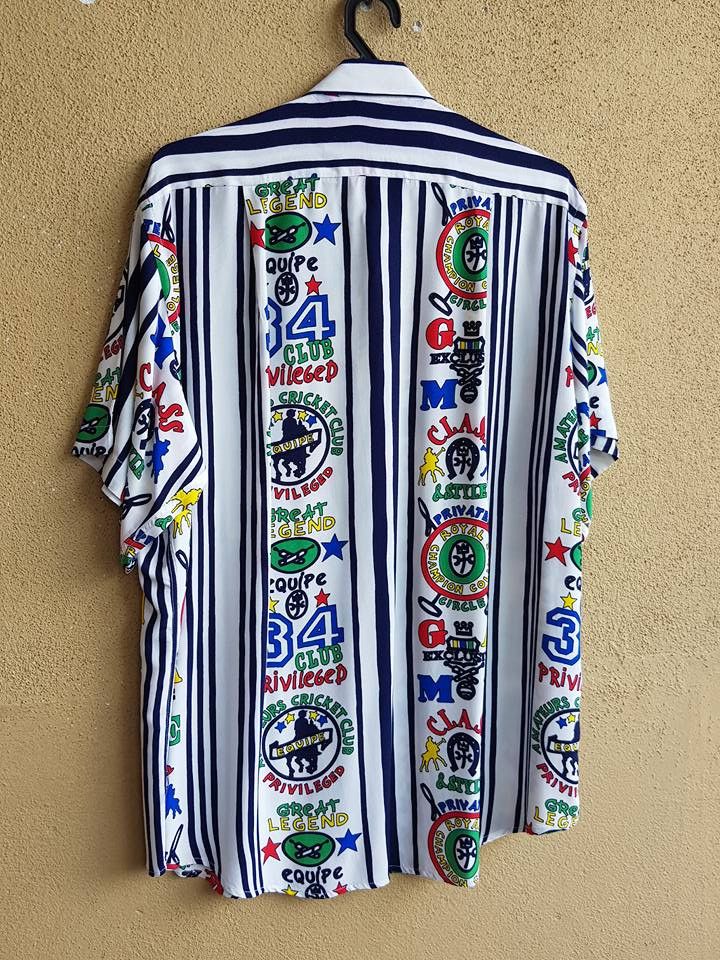 Designer × Jean Charles De Castelbajac Vintage 80's Jean Charles De Castelbajac full print shirt M Size US M / EU 48-50 / 2 - 3 Thumbnail
