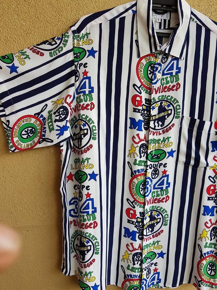 Designer × Jean Charles De Castelbajac Vintage 80's Jean Charles De Castelbajac full print shirt M Size US M / EU 48-50 / 2 - 11 Thumbnail