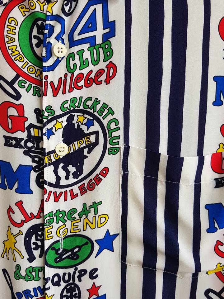 Designer × Jean Charles De Castelbajac Vintage 80's Jean Charles De Castelbajac full print shirt M Size US M / EU 48-50 / 2 - 7 Thumbnail