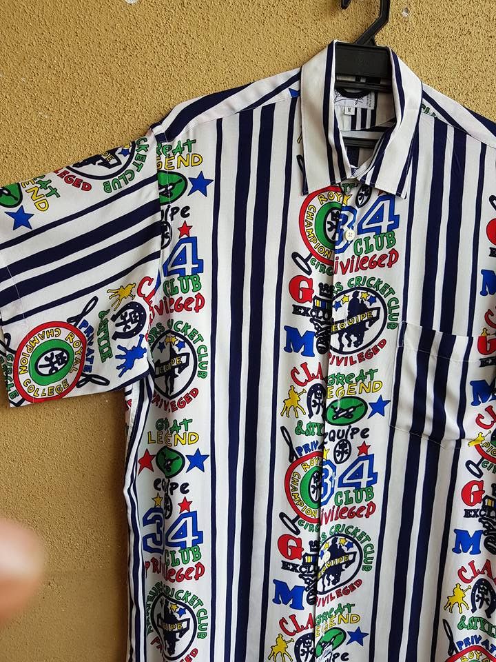 Designer × Jean Charles De Castelbajac Vintage 80's Jean Charles De Castelbajac full print shirt M Size US M / EU 48-50 / 2 - 10 Thumbnail