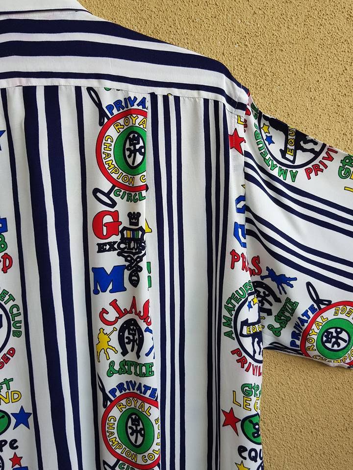 Designer × Jean Charles De Castelbajac Vintage 80's Jean Charles De Castelbajac full print shirt M Size US M / EU 48-50 / 2 - 12 Thumbnail
