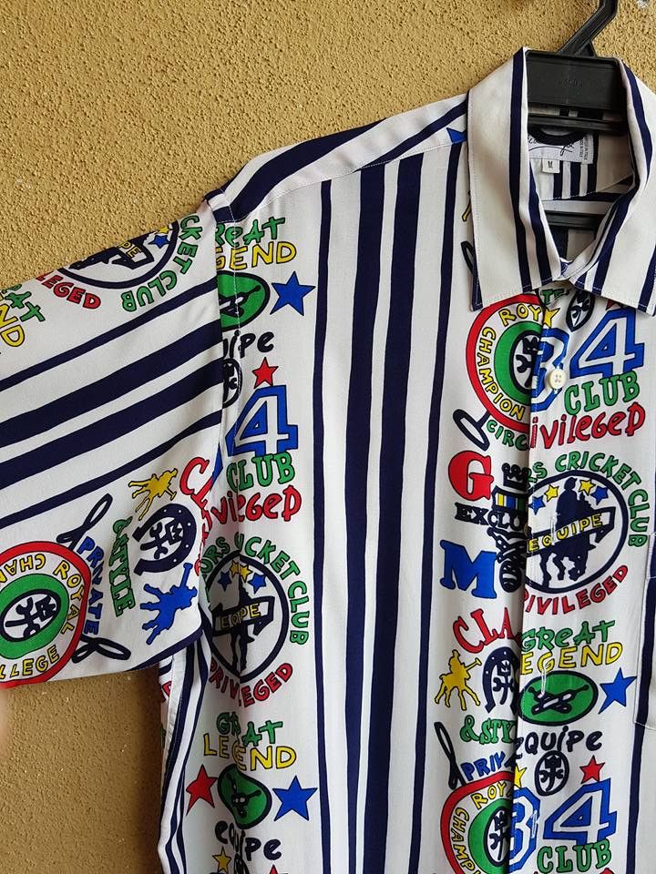 Designer × Jean Charles De Castelbajac Vintage 80's Jean Charles De Castelbajac full print shirt M Size US M / EU 48-50 / 2 - 15 Thumbnail