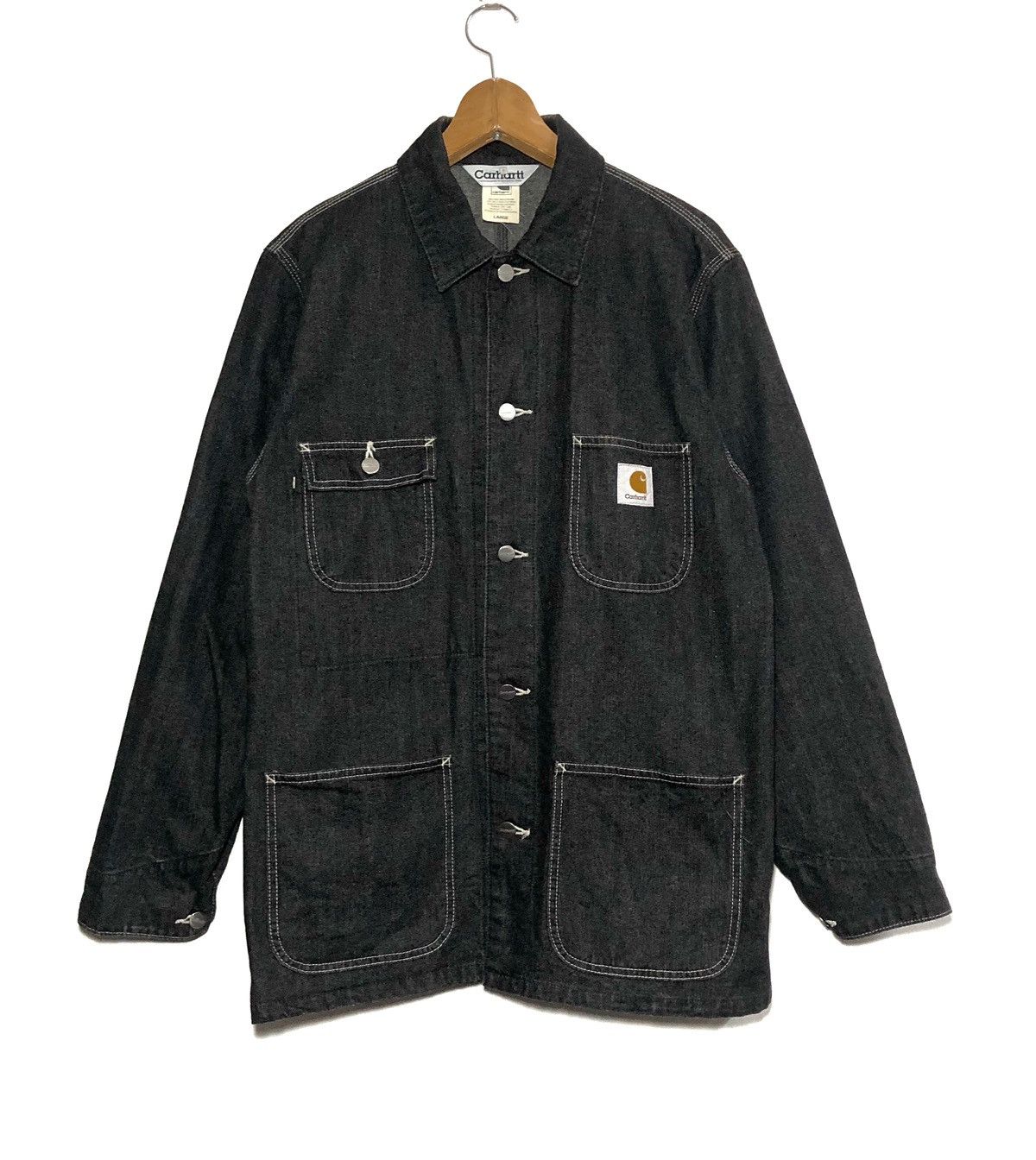 ジャケット・アウター Carhartt 100th Anniversary Chore Coat Vintage Carhartt 100 Years 1989 Canvas Jacket Mens 50