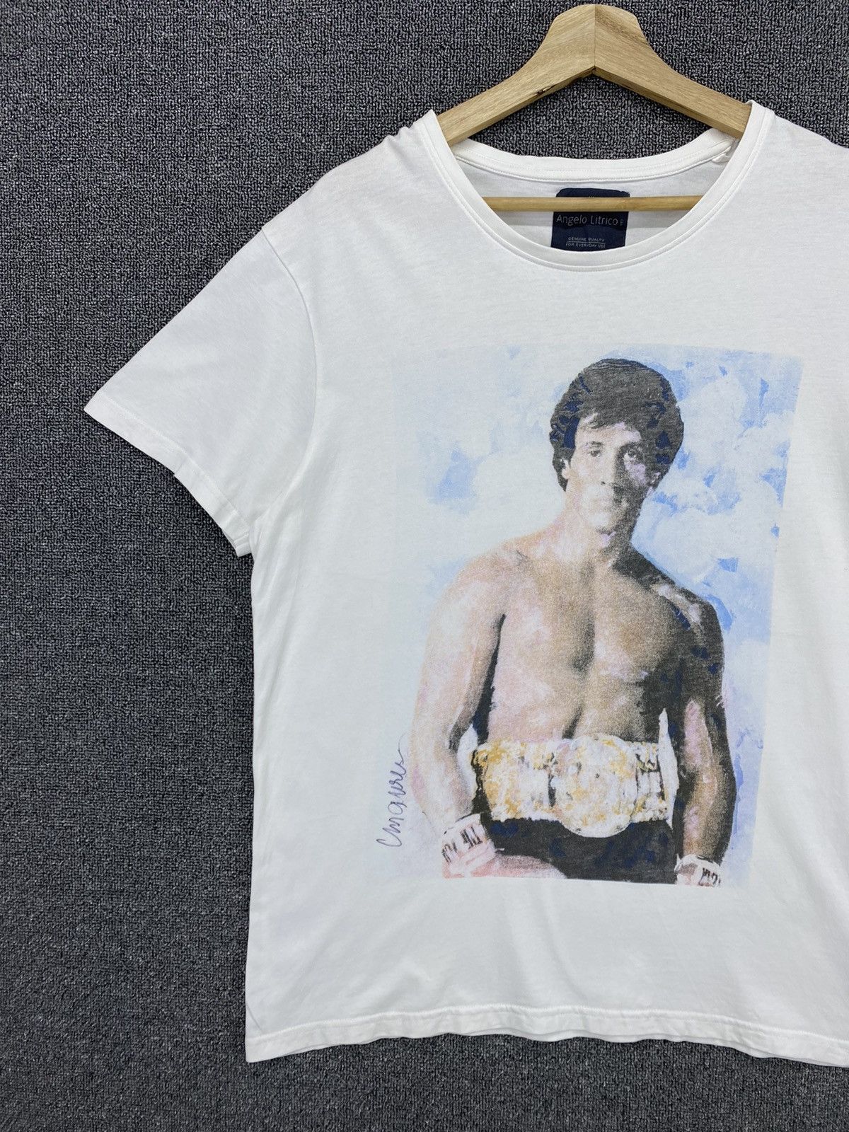 Angelo Litrico Vintage Y2K Rocky Balboa Stallone Movie Tees T Shirts Size US XL / EU 56 / 4 - 3 Thumbnail
