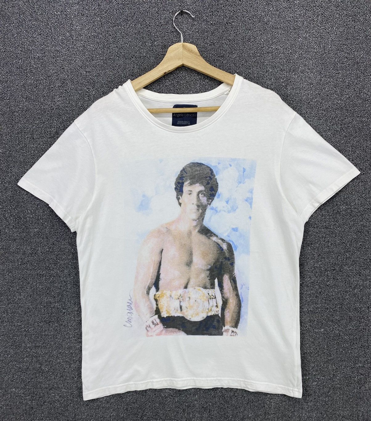 Angelo Litrico Vintage Y2K Rocky Balboa Stallone Movie Tees T Shirts Size US XL / EU 56 / 4 - 1 Thumbnail