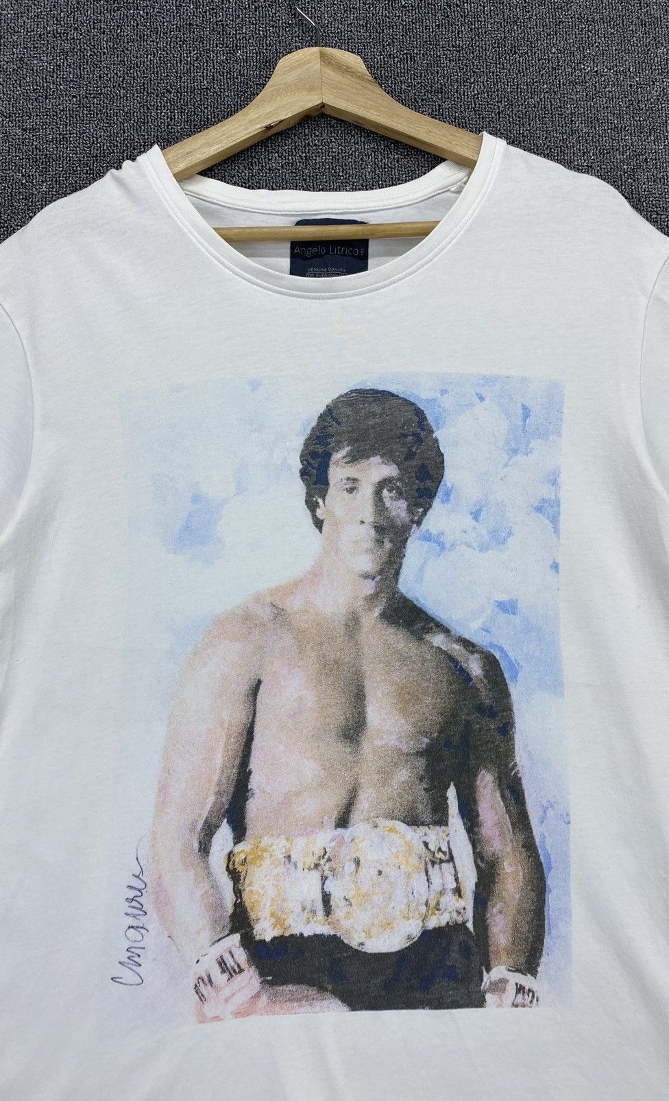 Angelo Litrico Vintage Y2K Rocky Balboa Stallone Movie Tees T Shirts Size US XL / EU 56 / 4 - 5 Thumbnail