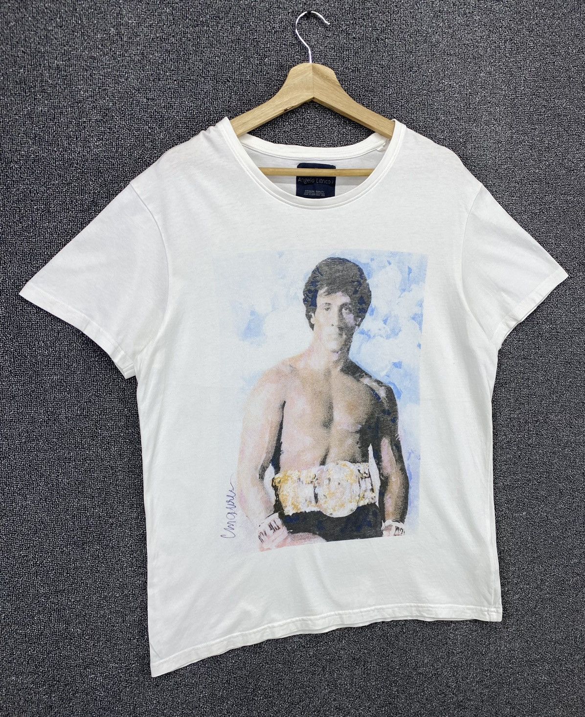 Angelo Litrico Vintage Y2K Rocky Balboa Stallone Movie Tees T Shirts Size US XL / EU 56 / 4 - 2 Thumbnail
