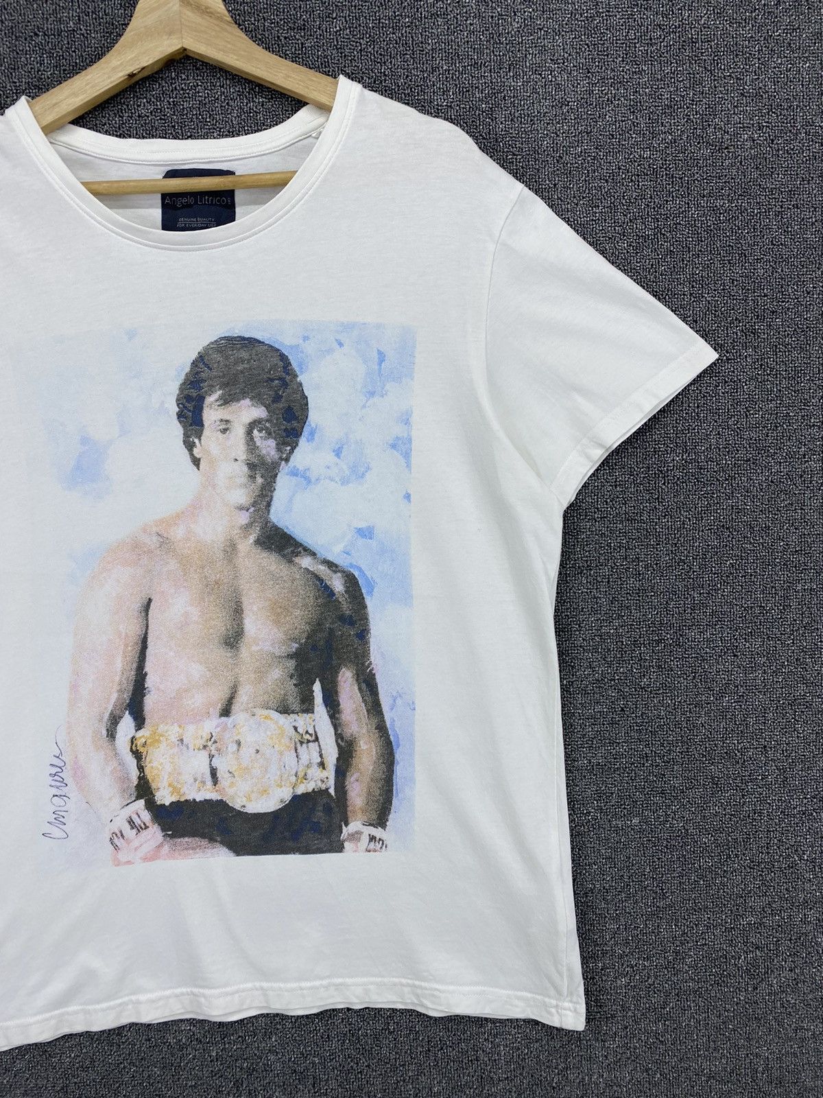 Angelo Litrico Vintage Y2K Rocky Balboa Stallone Movie Tees T Shirts Size US XL / EU 56 / 4 - 4 Thumbnail
