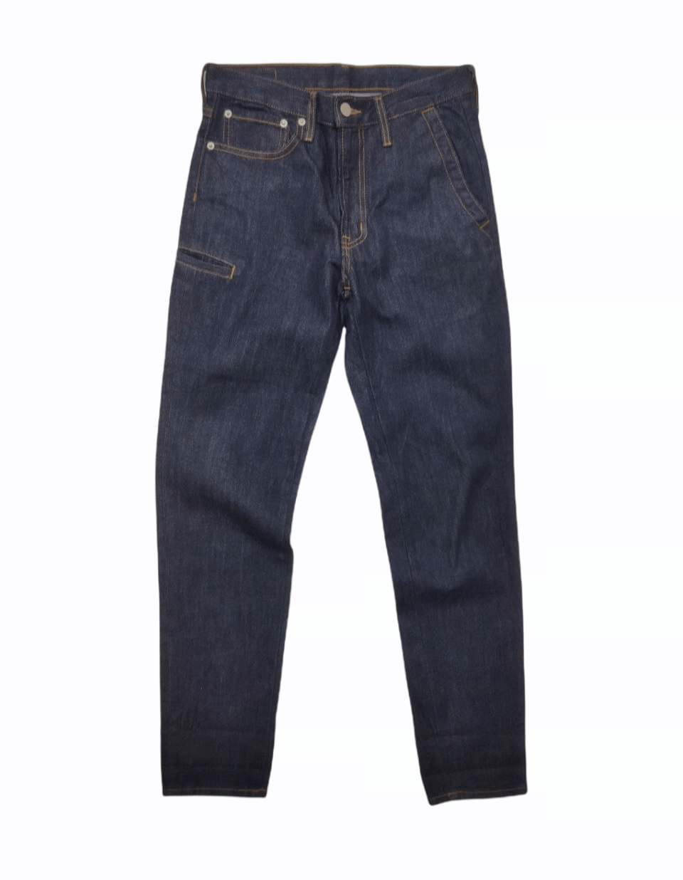 image of miharayasuhiro X Gu Good Inspiration Jeans in Dark Denim, Men's (Size 30)