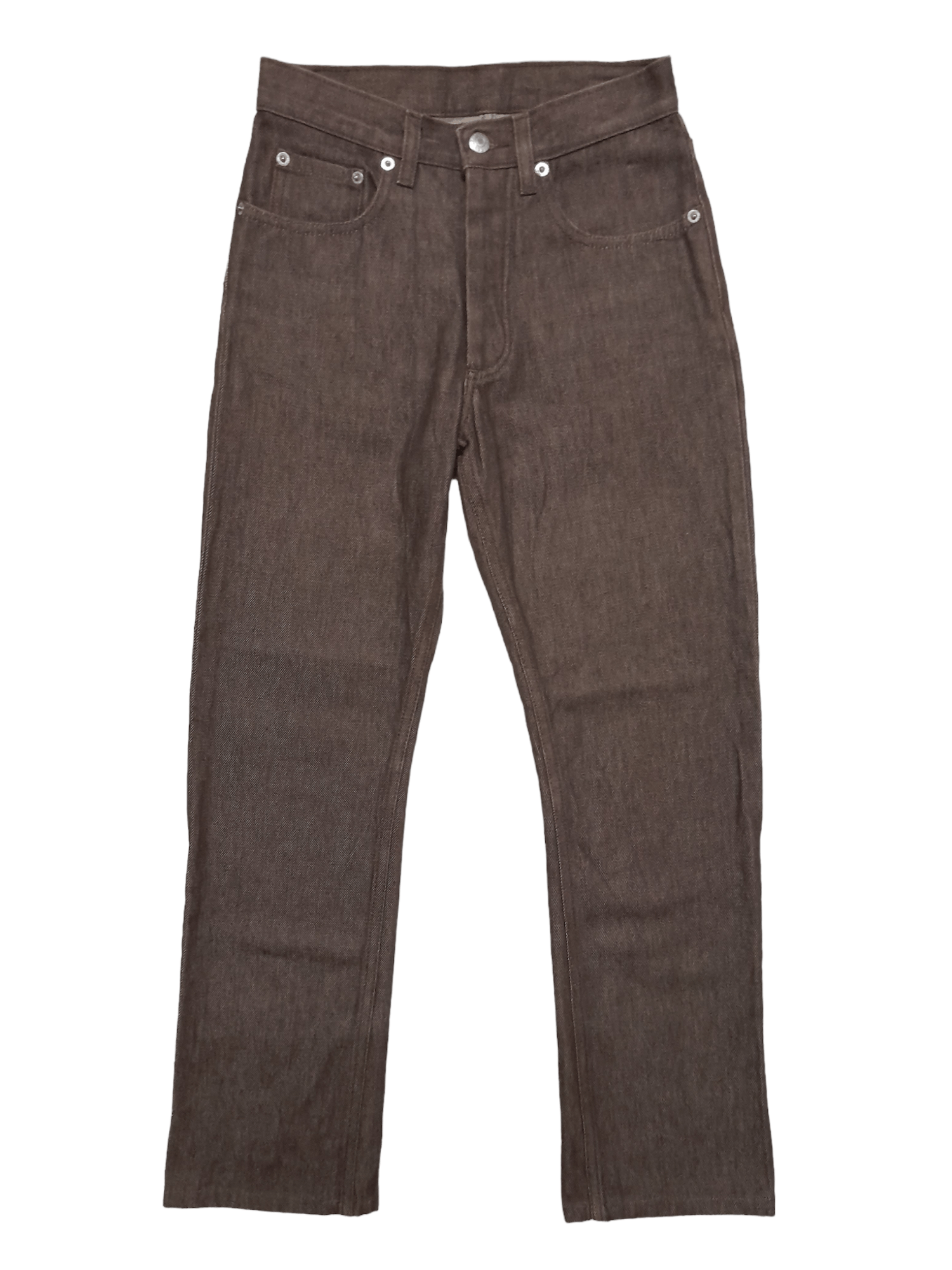image of 1998 Helmut Lang Italian Cut Waist 24 (E512) in Brown, Men's (Size 26)