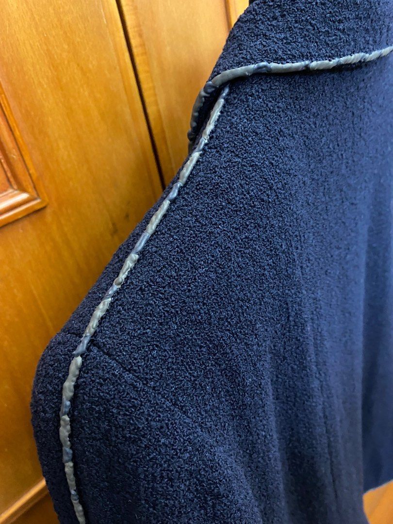 Chanel Chanel Jacket Blue wool/nylon jacket Size L / US 10 / IT 46 - 5 Thumbnail