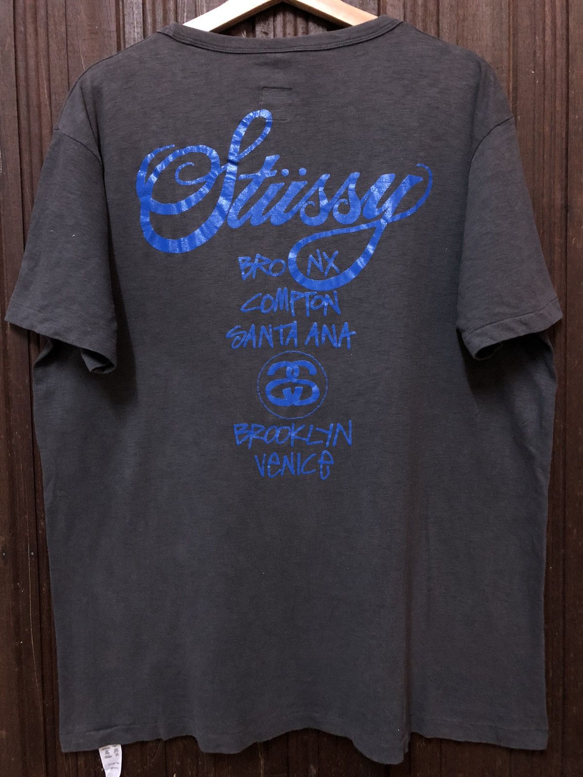 Champion × Stussy × Vintage Vintage Stussy X Champion Spellout Very Rare Tee Shirt Size US XL / EU 56 / 4 - 7 Thumbnail
