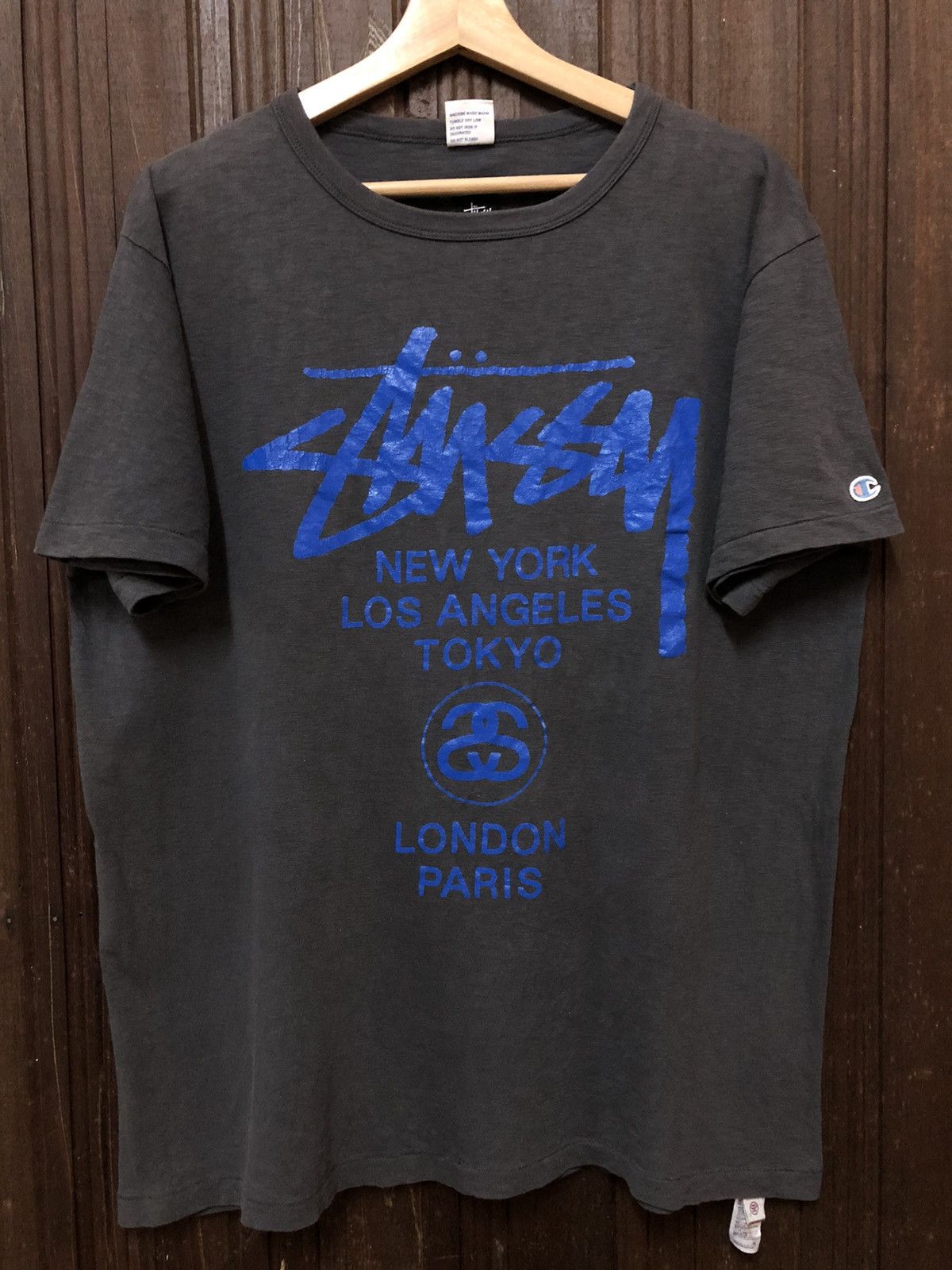 Champion × Stussy × Vintage Vintage Stussy X Champion Champion × Stussy × Vintage Vintage Stussy X Champion