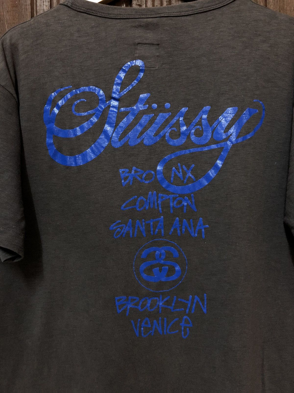 Champion × Stussy × Vintage Vintage Stussy X Champion Spellout Very Rare Tee Shirt Size US XL / EU 56 / 4 - 8 Thumbnail