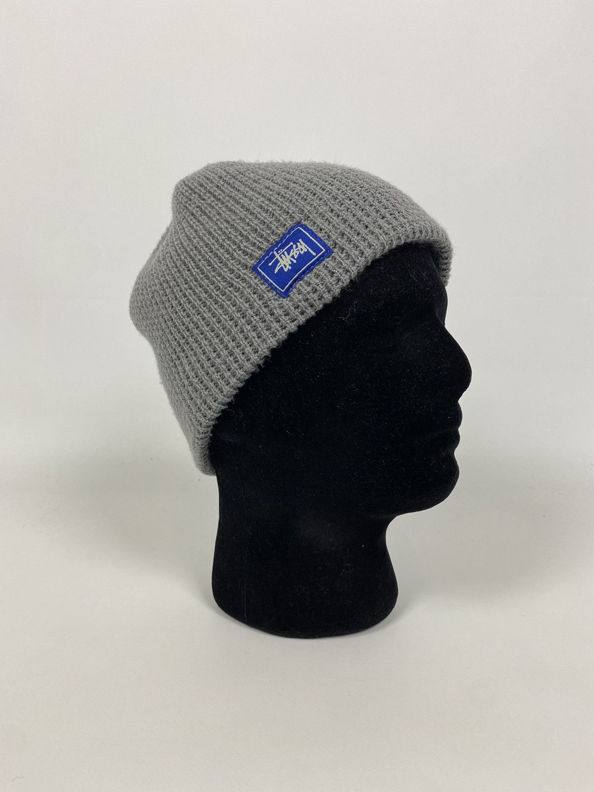 【OLD STUSSY】skull bone beanie 90s Stussy × Vintage 1990's Vintage Stussy Logo Waffle Knit